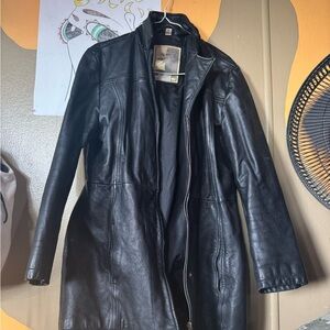 Women's Black Leather Jacket